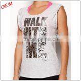 Ladies GYM Yoga Singlet Multi Tank Top Tee thumbnail-4