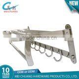 Hotel Small Metal Bathroom Shelf With Towel Rack thumbnail-5