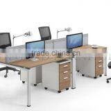 Unique Home Study Wooden Table Workstation/ 2 Seater Office Cubicle ( SZ-WS435) thumbnail-6