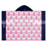 100% Painting Soft Hooded Bath Towel thumbnail-6