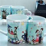 DIY 2015 New Hot Selling Plain Ceramic Lover Heat Transfer Mug Coating Cup thumbnail-3