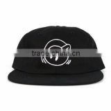 Leather flat peak brim Snapback hat acrylic letters face customized designs