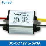 DC-DC Converter 12v8-22v to 5v3a Step Down Power Converter, Car Power Supply Module for Car DVR or Mobile thumbnail-1