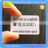 Customized Printing and Size Key Ring Plastic Card With Punch Hole thumbnail-4