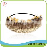 New Style Feather Headband adults Girls flowers