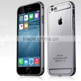 Transparent Acrylic Arc Back Cover With Multi Color Metal Bumper Cell Phone Cases for Iphone6 6plus thumbnail-4