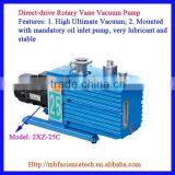 Direct-drive Rotary Vane Vacuum Pump, Model: 2XZ-25C, Pumping Speed: 15L/sec, Patented Mandatory Oil Pump, Motor Power: 2.2KW