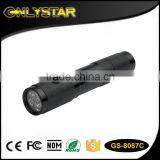 Onlystar GS-8087C aluminum 9 led seatbelt cutter hammer dry battery led car torch light