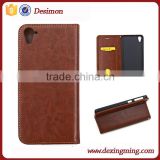 Magnetic Flip PU Leather card holder phone Case Cover for HTC 826 factory