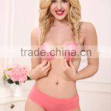 OEM Cheap Design Beautiful Sexy Printed Cute Girls Invisible Silicone Bra For Bikini thumbnail-5