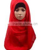 >>FACTORY Best Selling Fashion Women Plain Muslin Hijab Scarf/ thumbnail-6