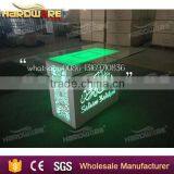Tempered Glass Wedding LED Reception Table Welcome Table thumbnail-3