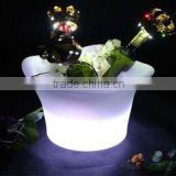 LED remote control rechargeable LED ice bucket bar wine champagne bucket KTV colorful champagne bucket