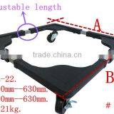 Ajustable Length Washing Machine Standing Trolley With Wheels