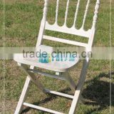 Wholesale Stackable Wood Wedding Folding Chair Napoleon