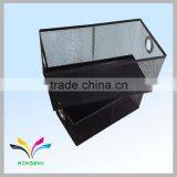 High Quality Metal Cheap Price Outdoor Garden Coloured Metal Waste Bin thumbnail-1
