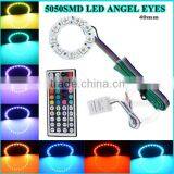 High Brightness DC12v Epistar Chips 5050 Smd White PCB Full Circle 110mm Angel Eyes Headlight for Toyota Prado thumbnail-4