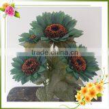 real touch decorative fabric fake sunflowers