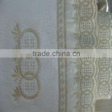 cotton towel with lace and embriodery