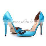 2016 Elegant Sexy Royal Blue High Heel Sandals