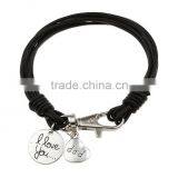 Custom Handmade Personalised Leather Bracelet Diy