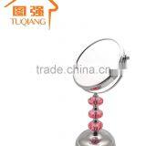 Double Sided Pink Acrylic Cosmetic Mirror thumbnail-1