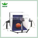 TS-LK01 Studio Lighting Photobox Kit Portable Tripod, Table Light, Backdrop In A 16" Box thumbnail-1