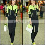 Custom Latest Design Sports Track Suits 100% Cotton Women Sport Tracksuit Fleece Tracksuit thumbnail-4