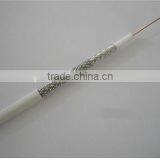 500 Ft White Quad Shield RG6 Digital Coax/Coaxial Satellite HD TV Cable thumbnail-2