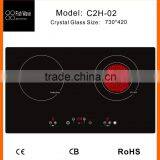 China Supplier Best Quality Metal Cover Induction vs Ceramic Hob in Kitchen Appliance