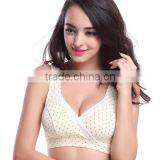Women's 9 Color Cotton Maternity Nursing Hands Free Breastfeeding Bra thumbnail-6