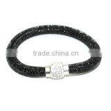 Hot Sale Fashion Multi-color Bio Magnetic Stardust Bracelet,mesh Crystal Charm Bracelet thumbnail-6