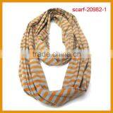 In Stock Single Jersey Loop Chevron Scarf