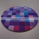 Promotional Non-woven fabric rubber foam coaster for glass