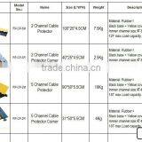 2015 3-Channel High Quality Rubber Cable Protector Ramp Road Stage Cable thumbnail-3