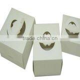 Hot Sale Customize Design Clear Plastic Paper Cake Box
