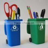 Promotion Gift Plastic Wheelie Bin Desk Tidy Plastic Mini Desktop Wheelie Bin Quality Choice thumbnail-1