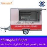 European Quality, Chinese Price fiberglass caravan pop up caravan van catering