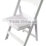 Used cheap padded resin folding chairs wholesale