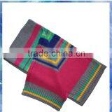 Multicolor Horizontal Stripe Scarf for Young Girls thumbnail-3