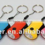 2 LED Mini Dynamo Keychain Flashlight