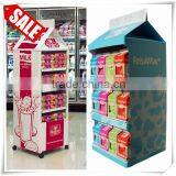 Supermarket Flooring Cardboard Display Stand Shelves thumbnail-3