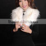 Sya Girls Cute Design Winter Warm Fox Big Fur Collar Coat thumbnail-1