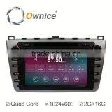 8" Factory Price Android 4.4 & Android 5.1 Car GPS Navigation for Mazda 6 Built Wifi 1024*600 2G RAm thumbnail-1