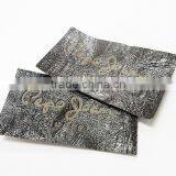 Die Cut Custom Logo Crinkle Fake Leather Patch thumbnail-1