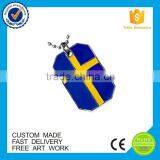 OEM Eco-friendly UK Flag Souvenir Zinc Alloy Metal Custom Dog Tags thumbnail-3