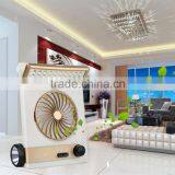 New Led Solar Fan Usb Rechargeable Table Light Lamp Cooling Fan thumbnail-6