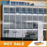 Yekalon Curtain Wall System Automatic Sun Shade Aluminium Metal Louver Window thumbnail-3