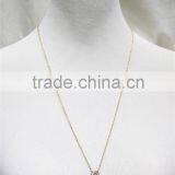 Newest Yellow & White Waterdrop Shape Pendant Necklace Pure White Pearl Necklace 2016 Fashion Wholesale thumbnail-1