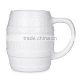 Munich Ceramic Mug Beer Barrel Stein With White Color thumbnail-3